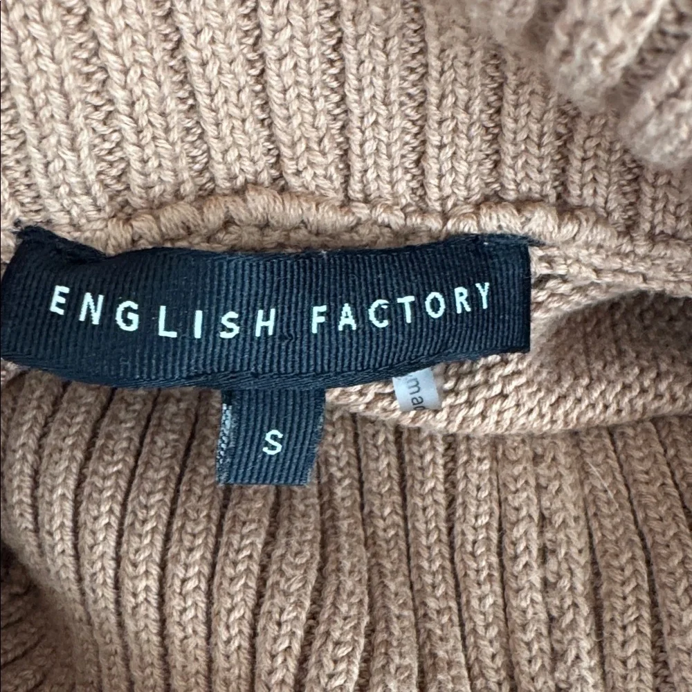 Tuckernuck English Factory Striped Knitted Half Zip Up Sweater Size S